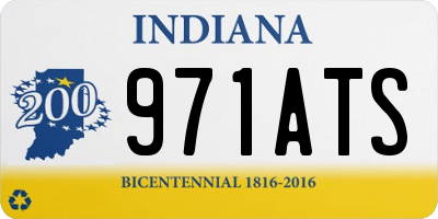 IN license plate 971ATS