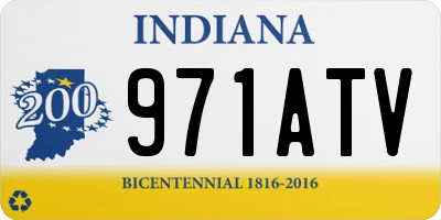 IN license plate 971ATV
