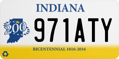 IN license plate 971ATY