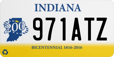 IN license plate 971ATZ