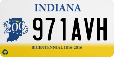 IN license plate 971AVH
