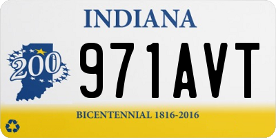 IN license plate 971AVT
