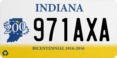 IN license plate 971AXA