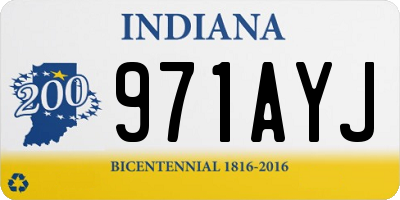 IN license plate 971AYJ