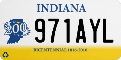 IN license plate 971AYL