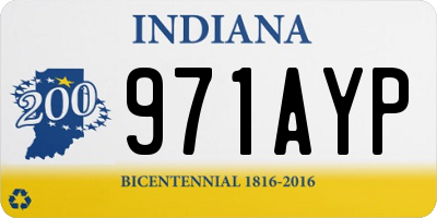 IN license plate 971AYP