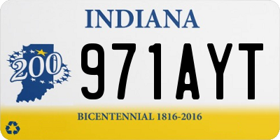 IN license plate 971AYT