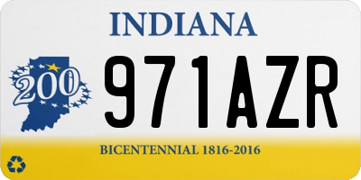 IN license plate 971AZR