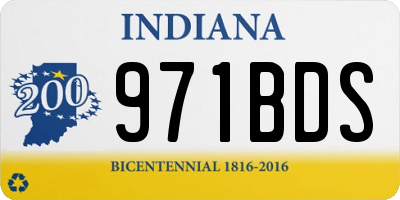 IN license plate 971BDS