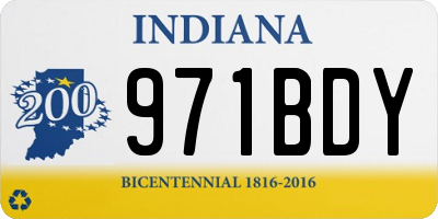 IN license plate 971BDY