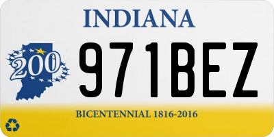 IN license plate 971BEZ