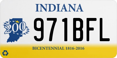 IN license plate 971BFL