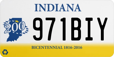 IN license plate 971BIY