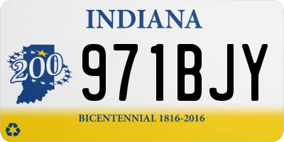 IN license plate 971BJY