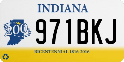 IN license plate 971BKJ