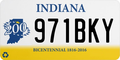 IN license plate 971BKY