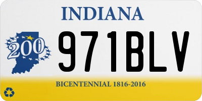IN license plate 971BLV