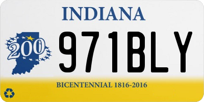 IN license plate 971BLY