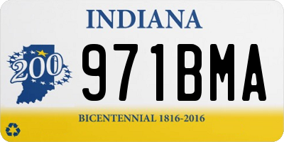 IN license plate 971BMA