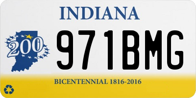 IN license plate 971BMG