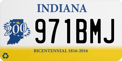 IN license plate 971BMJ