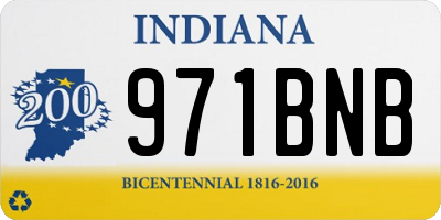 IN license plate 971BNB