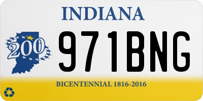 IN license plate 971BNG