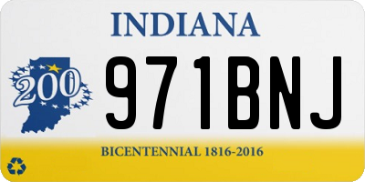 IN license plate 971BNJ