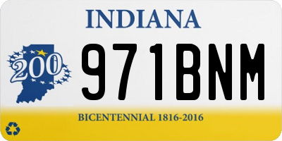 IN license plate 971BNM