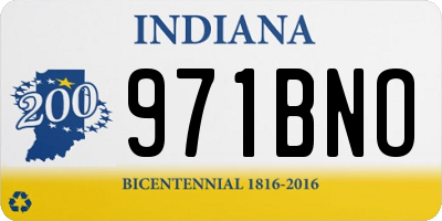 IN license plate 971BNO