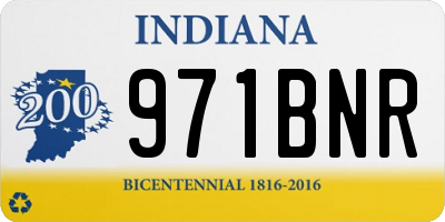 IN license plate 971BNR