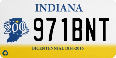 IN license plate 971BNT