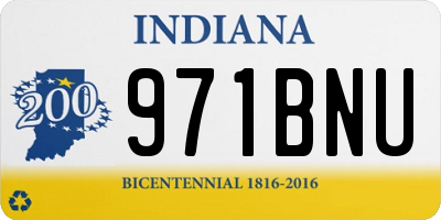 IN license plate 971BNU