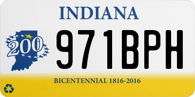 IN license plate 971BPH