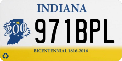 IN license plate 971BPL