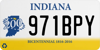 IN license plate 971BPY