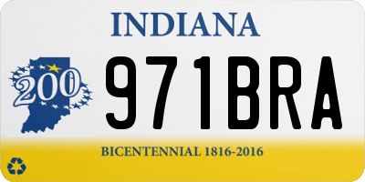 IN license plate 971BRA