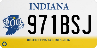 IN license plate 971BSJ