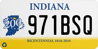 IN license plate 971BSQ