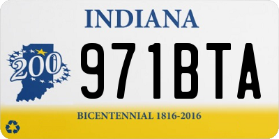 IN license plate 971BTA
