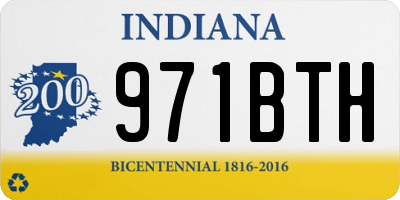 IN license plate 971BTH