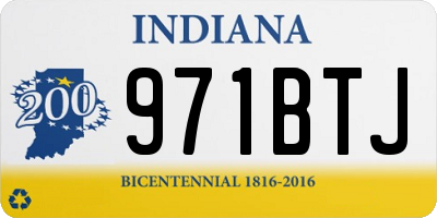 IN license plate 971BTJ