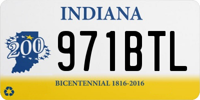 IN license plate 971BTL