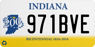 IN license plate 971BVE