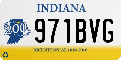 IN license plate 971BVG