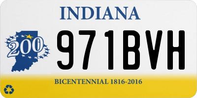 IN license plate 971BVH