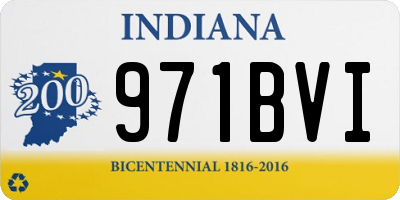 IN license plate 971BVI