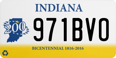 IN license plate 971BVO