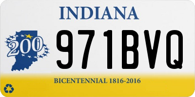 IN license plate 971BVQ