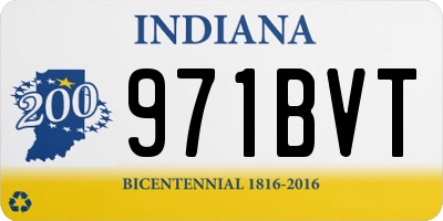 IN license plate 971BVT